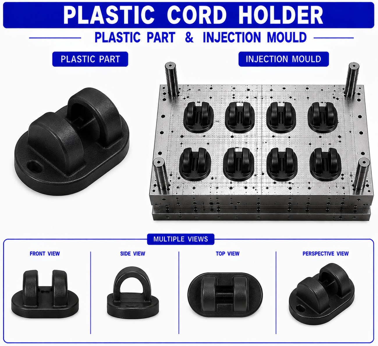Plastic Cord Holder Mould and Moulding Service